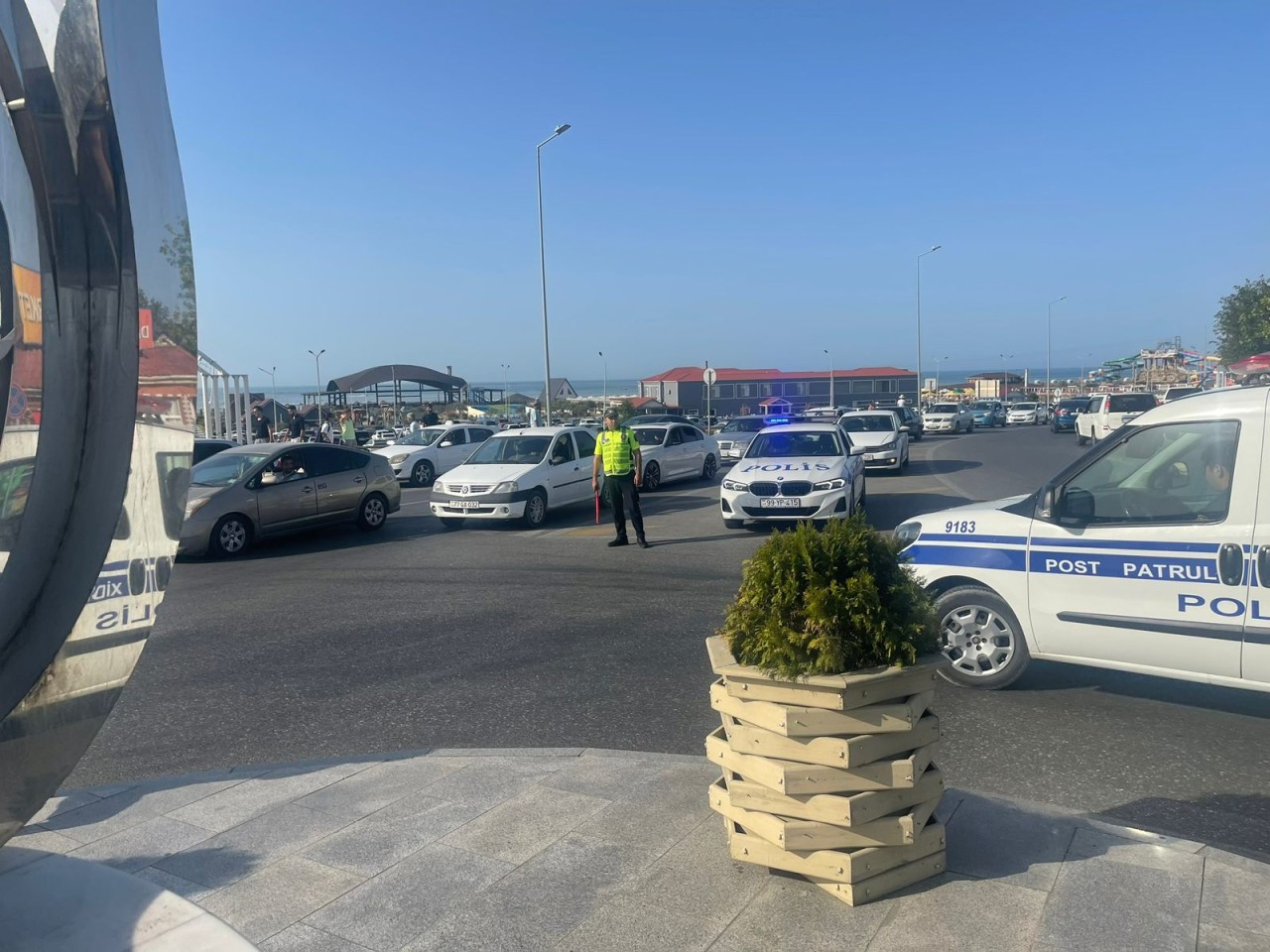 İstirahət zonalarında polisin fasiləsiz xidməti təşkil edilib - FOTOLAR